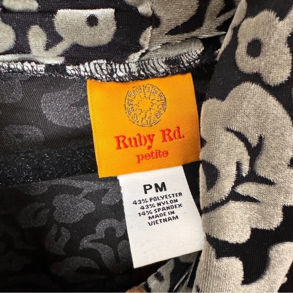 Ruby Rd velvet top - Picture 7 of 10